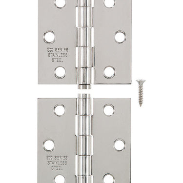 Ace 2-1/2 in. L Stainless Steel Narrow Hinge 2 pk