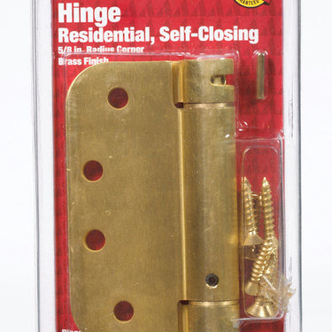 Ace 4 in. L Satin Brass Self Closing Hinge 1 pk