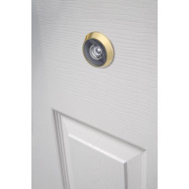 Ace 0.54 in. D 200 deg Bright Brass Door Viewer