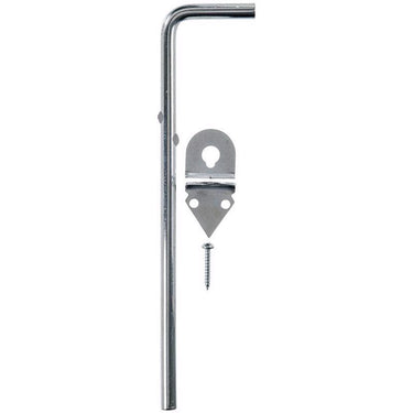 Ace 12 in. L Metallic Zinc Cane Bolt 1 pk
