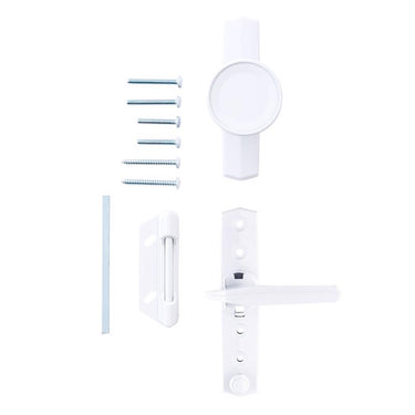 Ace Assorted White Steel Universal Knob Latch 1 pk