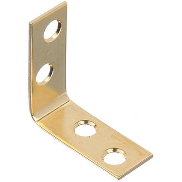 Ace 1-1/2 in. H X 2.75 in. W X 1-1/2 in. D Brass Inside Corner Brace
