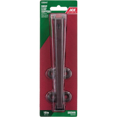 Ace Brown Brass Table Leaf Support Bracket 10 in. L 70 lb