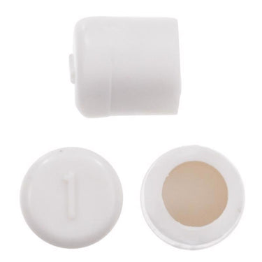 Ace 1/2 in. W Rubber White Door Stop Tip Over the door clip 1.5 in.