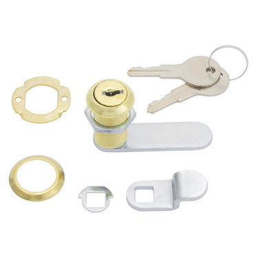 Ace Bright Brass Silver Brass Cam Lock