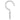 Ace Small White Steel 0.875 in. L Cup Hook 8 pk