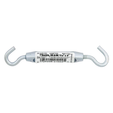Hampton Zinc-Plated Aluminum/Steel 0.154 in. D Turnbuckle 60 lb 4.0 in. L