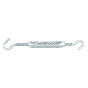 Hampton Zinc-Plated Aluminum/Steel 0.185 in. D Turnbuckle 120 lb 4-3/4 in. L