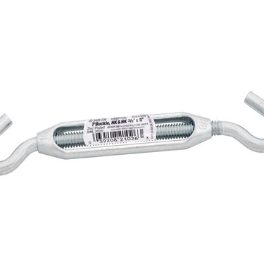 Hampton Zinc-Plated Aluminum/Steel 0.327 in. D Turnbuckle 350 lb 8 in. L