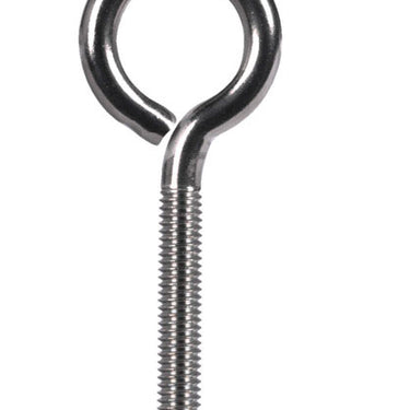 Hampton 3/8 in. X 5 in. L Stainless Stainless Steel Eyebolt Nut Included
