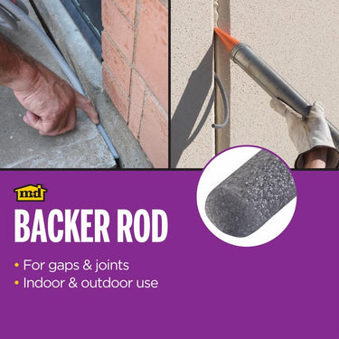 M-D Building Products Gray Foam Caulk Backer Rod For Gaps and Openings 240 in. L X 0.63 in.