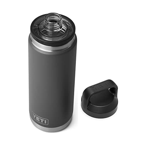 Load image into Gallery viewer, Yeti Rambler 26oz Water Bottle with Chug Cap Charcoal
