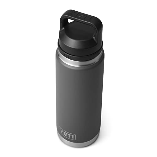 Load image into Gallery viewer, Yeti Rambler 26oz Water Bottle with Chug Cap Charcoal
