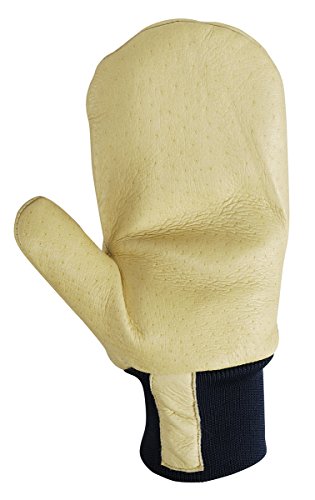 Load image into Gallery viewer, Wells Lamont  Lined Pigskin Leather Knit Wrist Mitten Mens XL
