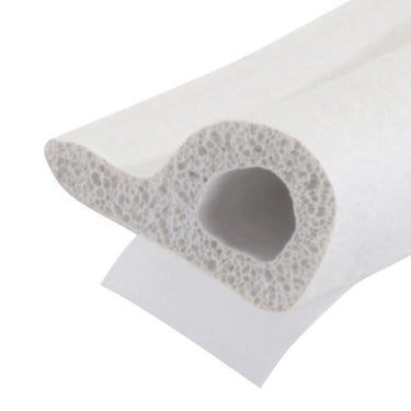 M-D Building Products White EPDM Rubber Foam Weather Stripping Tape For Doors and Windows 204 in. L