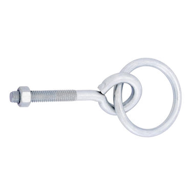 Ace Small Zinc-Plated Silver Steel 3-5/8 in. L Hitching Ring W/Eyebolt and Nut 350 lb 1 pk