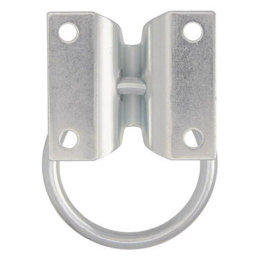 Hampton Small Zinc-Plated Silver Steel 1.875 in. L Hitching Ring 250 lb 1 pk