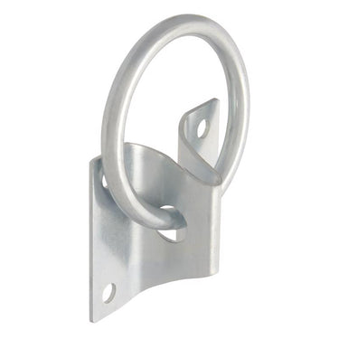 Hampton Small Zinc-Plated Silver Steel 1.875 in. L Hitching Ring 250 lb 1 pk