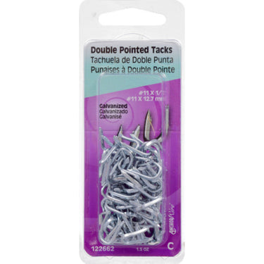 HILLMAN No. 11 X 1/2 in. W X 1/2 in. L Galvanized Steel Double Point Tack Staple 11 Ga. 1 oz