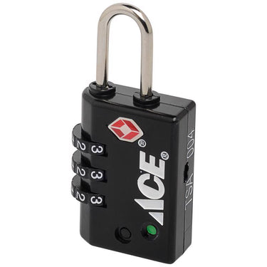 Ace 1-1/2 in. H X 1-1/8 in. W X 1/2 in. L Die-Cast Zinc 3-Dial Combination Luggage Lock