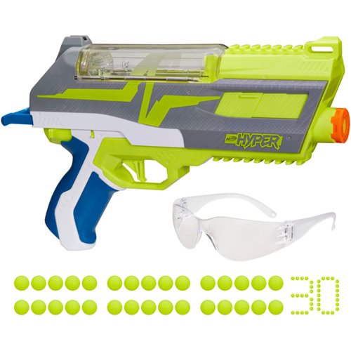 Nerf Hyper Impulse-40 Blaster 30 Nerf Hyper Rounds up to 110 FPS Velocity Ages 14+