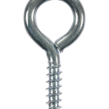 Ace 5/32 in. D X 1-5/16 in. L Zinc-Plated Steel Screw Eye 55 lb. cap. 8 pk