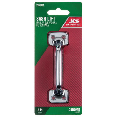 Ace 4 in. L Chrome Chrome Universal Sash Lift Handle 1 pk