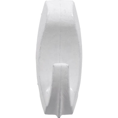 HILLMAN WallBiter Brass-Plated White Large Picture Hanger 60 lb 1 pk