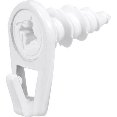 HILLMAN WallDriller White Self-Drilling Picture Hanger 35 lb 2 pk
