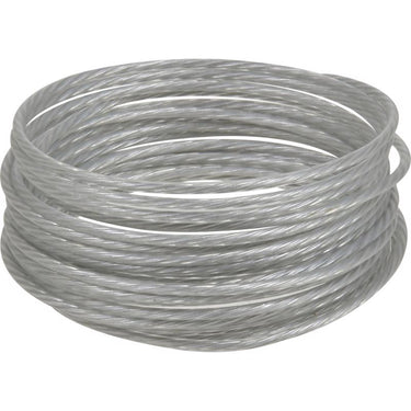 HILLMAN Plastic Coated Silver Picture Wire 30 lb 1 pk