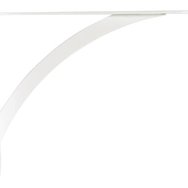Knape & Vogt John Sterling White Steel Decorative Bracket 12 Ga. 7 in. L 100 lb