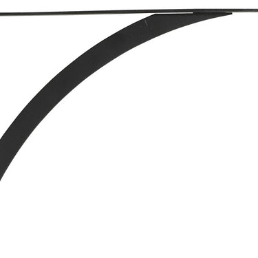 John Sterling Black Steel Shelf Bracket 12 Ga. 7-1/4 in. L 50 lb