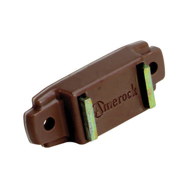 Amerock 3/4 in. W X 1-15/16 in. L Brown Plastic Magnetic Catch 1 pk