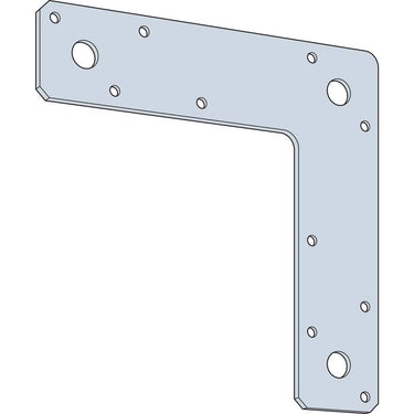 Simpson Strong-Tie 6 in. H X 6 in. W 14 Ga. Galvanized Steel L Strap
