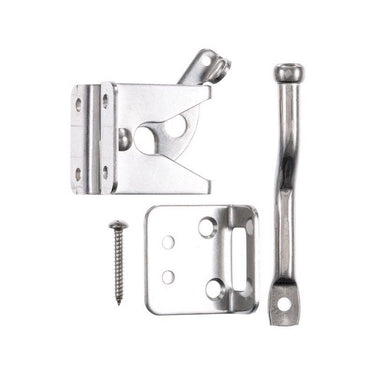 Ace 7.5 in. H X 2 in. W X 4 in. L Stainless Steel Adjustable Gate Latch