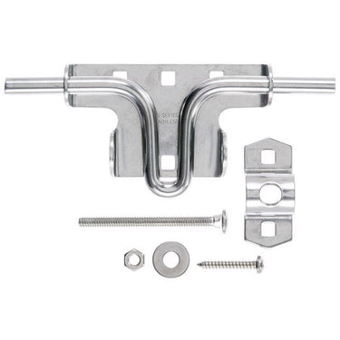 Ace 10.52 in. H X 4.75 in. W X 1.14 in. L Stainless Steel Slide Bolt Gate Latch