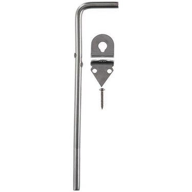 Ace 12 in. L Stainless Steel Cane Bolt 1 pk