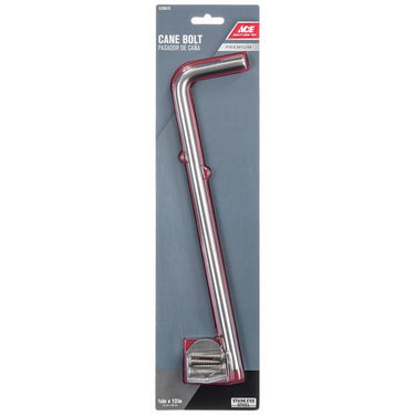 Ace 12 in. L Stainless Steel Cane Bolt 1 pk