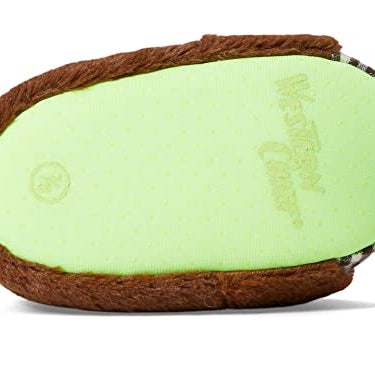 Western Chief Kid's 3-D Character Slipper (Cozy Moose) Sizes 7-1 Kids