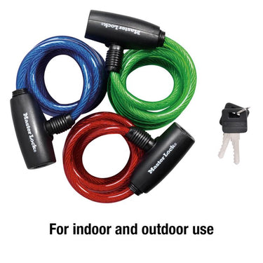 Master Lock 5/16 in. D X 72 in. L Vinyl Coated Steel Locking Cable