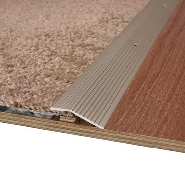 M-D Building Products 0.3 in. H X 1.375 in. W X 36 in. L Prefinished Pewter Aluminum Carpet Trim