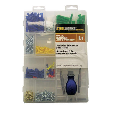 HILLMAN Assorted Wall Hanging Kit 408 pk