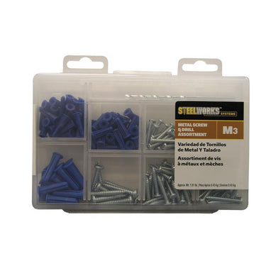 HILLMAN Assorted in. D X Assorted in. L Plastic/Stainless Steel Pan Head Anchor Kit 213 pk