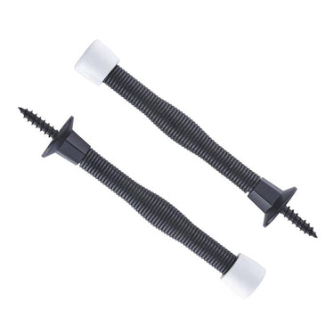 Ace 3 in. W Metal Oil Rubbed Bronze Spring Door Stop Mounts to door and wall 0 in.