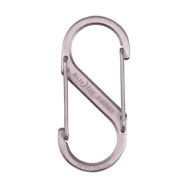 Nite Ize S-Biner Stainless Steel Silver Dual Carabiner S-Biner