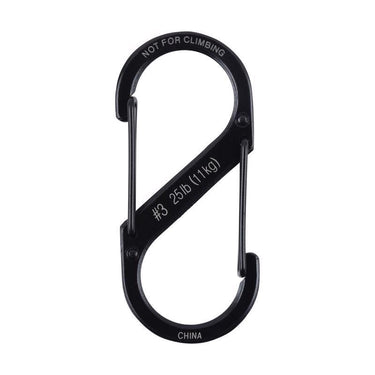 Nite Ize S-Biner Stainless Steel Black Dual Carabiner S-Biner
