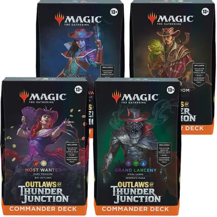 Magic: The Gathering - Outlaws of Thunder Junction Commander (1 Commander Deck per purchase)