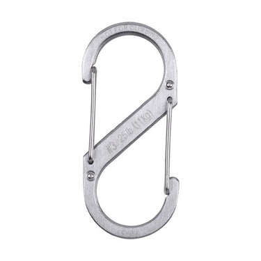 Nite Ize S-Biner Stainless Steel Silver Dual Carabiner S-Biner