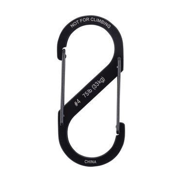 Nite Ize S-Biner Stainless Steel Black Dual Carabiner S-Biner