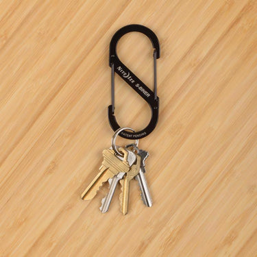 Nite Ize S-Biner Stainless Steel Black Dual Carabiner S-Biner